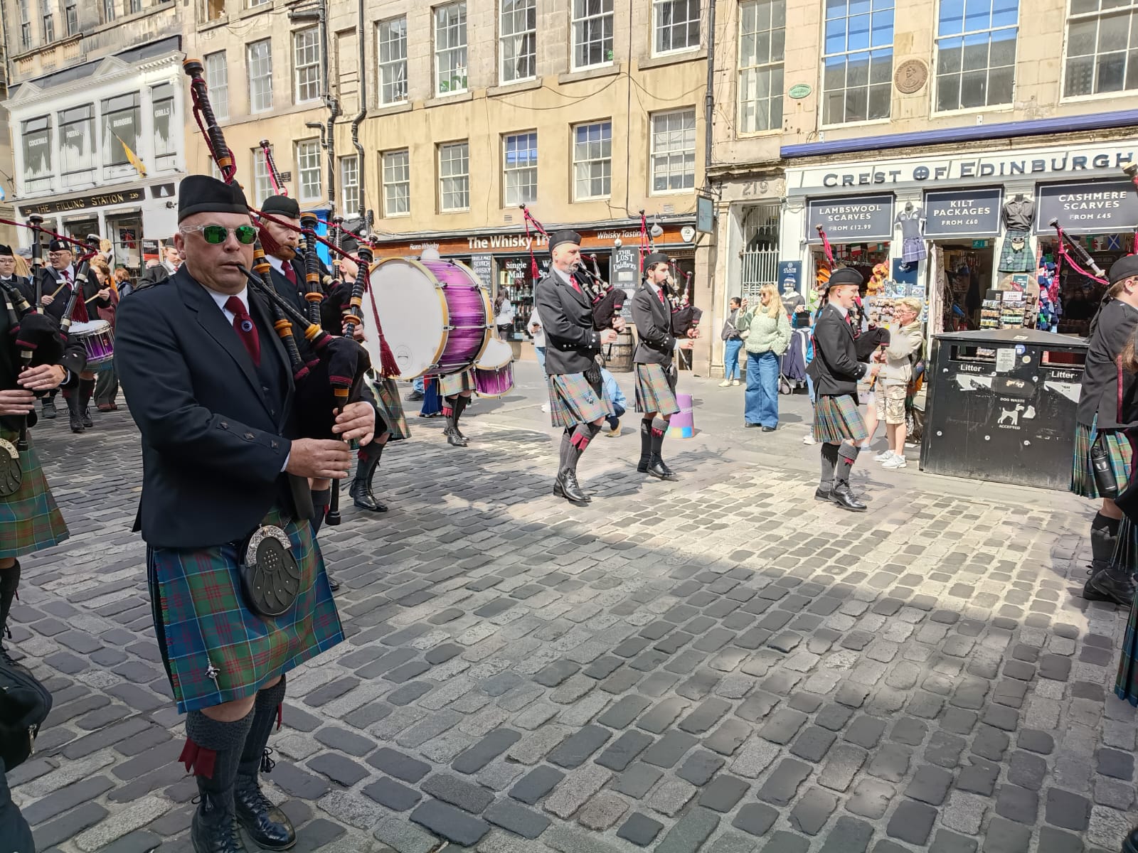 Stockbridge Pipe Band Edinburgh May Day Parade